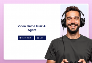 Video Game Quiz AI Agent Template Thumbnail