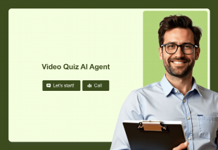 Video Quiz AI Agent Template Thumbnail