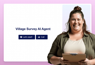 Village Survey AI Agent Template Thumbnail
