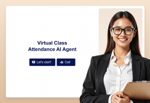 Virtual Class Attendance AI Agent Template Thumbnail