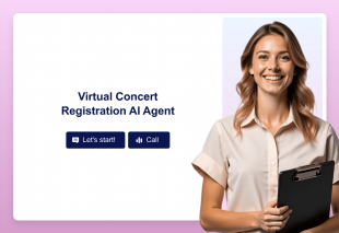 Virtual Concert Registration AI Agent Template Thumbnail