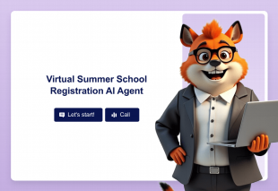 Virtual Summer School Registration Assistant Template Thumbnail