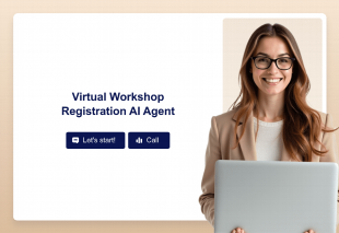 Virtual Workshop Registration AI Agent Template Thumbnail