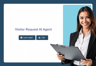 Visitor Request AI Agent Template Thumbnail