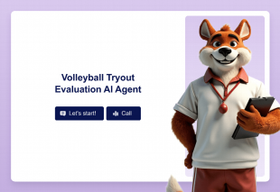 Volleyball Tryout Evaluation AI Agent Template Thumbnail