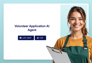 Volunteer Application AI Agent Template Thumbnail