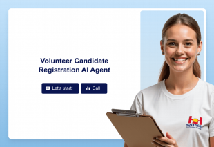 Volunteer Candidate Registration AI Agent Template Thumbnail