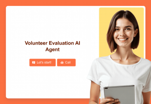 Volunteer Evaluation AI Agent Template Thumbnail