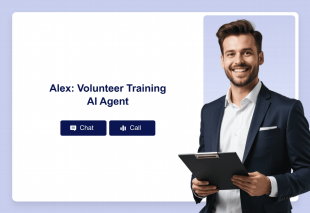 Volunteer Training AI Agent Template Thumbnail