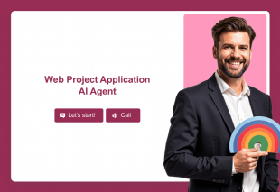 Web Project Application AI Agent Template Thumbnail