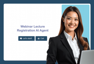 Webinar Lecture Registration AI Agent Template Thumbnail