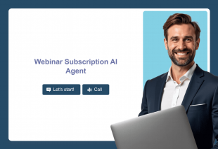 Webinar Subscription AI Agent Template Thumbnail