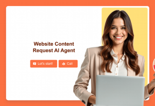 Website Content Request AI Agent Template Thumbnail