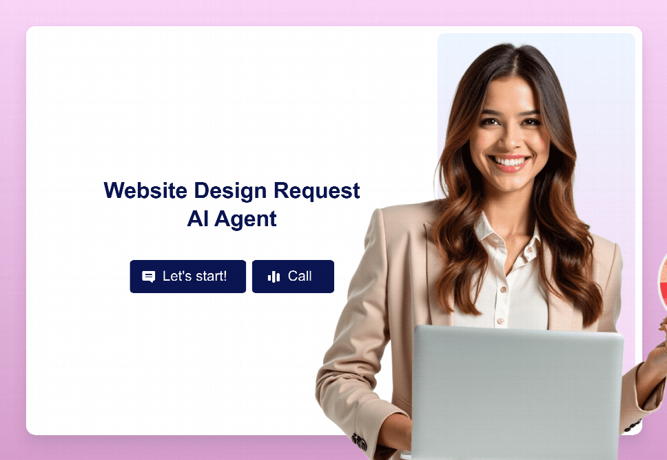 Website Design Request AI Agent Template | Jotform