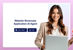 Website Showcase Application AI Agent Template Thumbnail