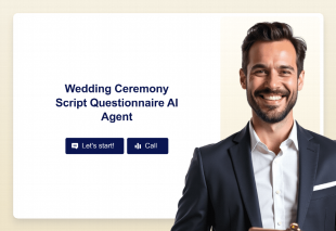 Wedding Ceremony Script Questionnaire AI Agent Template Thumbnail