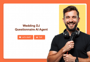 Wedding DJ Questionnaire AI Agent Template Thumbnail