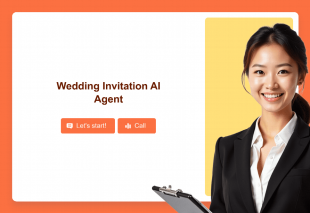 Wedding Invitation AI Agent Template Thumbnail