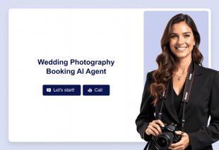 Wedding Photography Booking AI Agent Template Thumbnail
