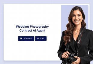 Wedding Photography Contract AI Agent Template Thumbnail