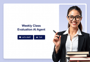 Weekly Class Evaluation AI Agent Template Thumbnail
