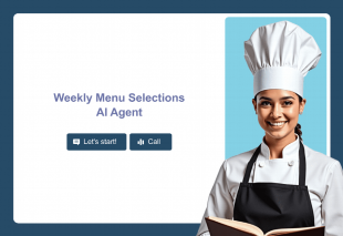 Weekly Menu Selections AI Agent Template Thumbnail