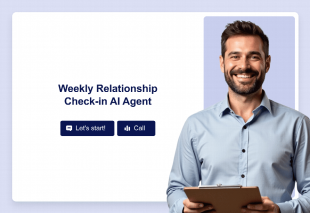 Weekly Relationship Check-in AI Agent Template Thumbnail