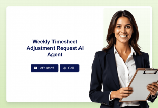 Weekly Timesheet Adjustment Request AI Agent Template Thumbnail