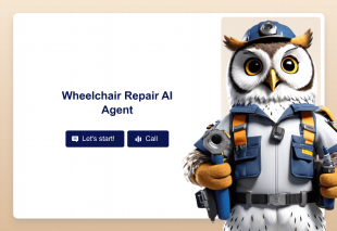 Wheelchair Repair AI Agent Template Thumbnail