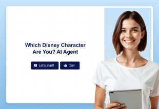 Which Disney Character Are You? AI Agent Template Thumbnail