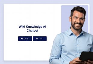 Wiki Knowledge AI Chatbot Template Thumbnail