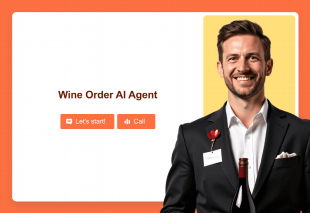 Wine Order AI Agent Template Thumbnail