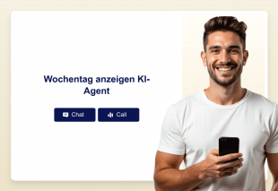 Wochentag anzeigen KI-Agent Thumbnail