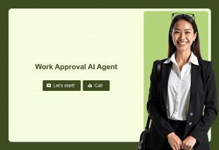 Work Approval AI Agent Template Thumbnail