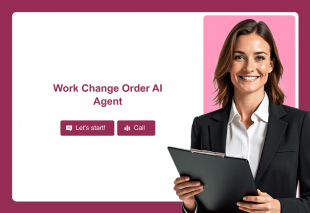 Work Change Order AI Agent Template Thumbnail