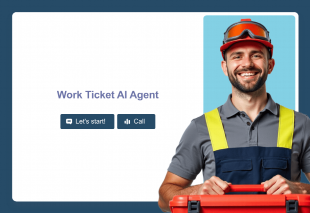 Work Ticket AI Agent Template Thumbnail