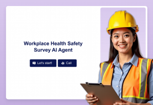 Workplace Health Safety Survey AI Agent Template Thumbnail