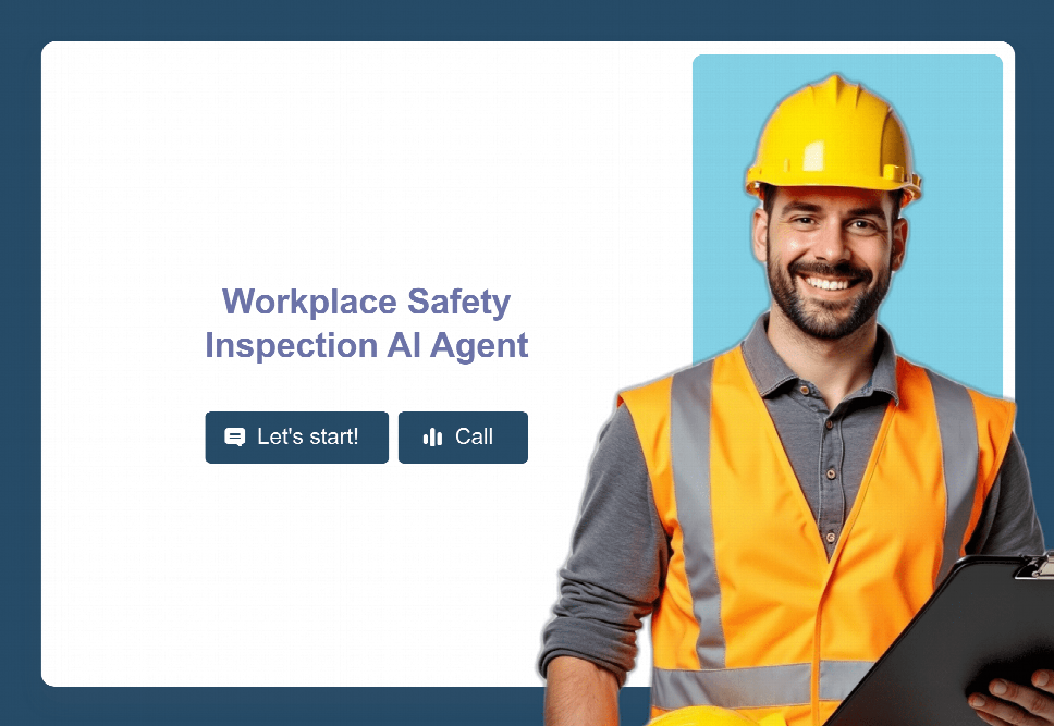 Workplace Safety Inspection AI Agent Template | Jotform