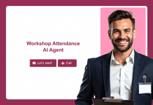 Workshop Attendance AI Agent Template Thumbnail