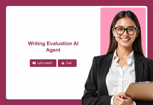 Writing Evaluation AI Agent Template Thumbnail