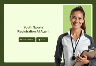 Youth Sports Registration AI Agent Template Thumbnail