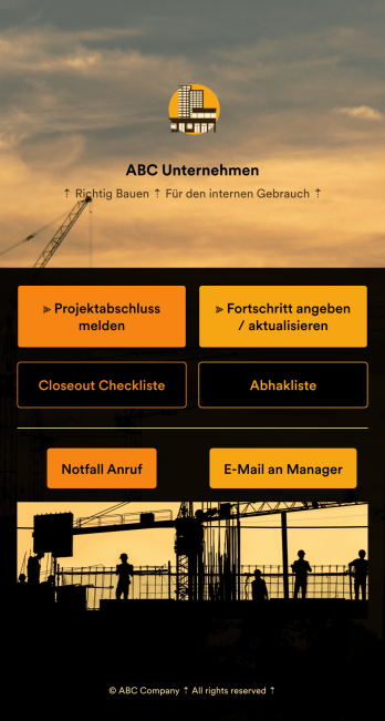 Abhakliste App Template