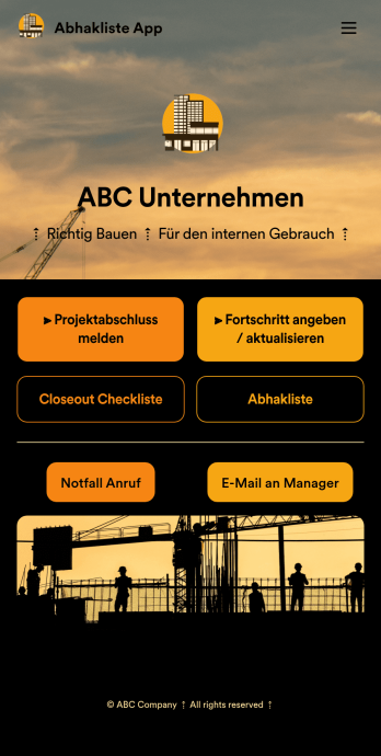 Abhakliste App