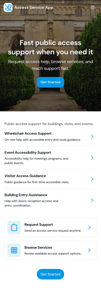 Access Service App Template