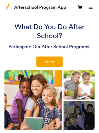 Afterschool Program App Template