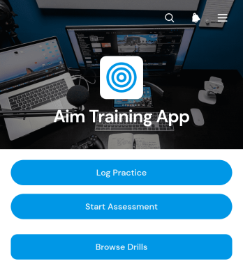 Aim Training App Template