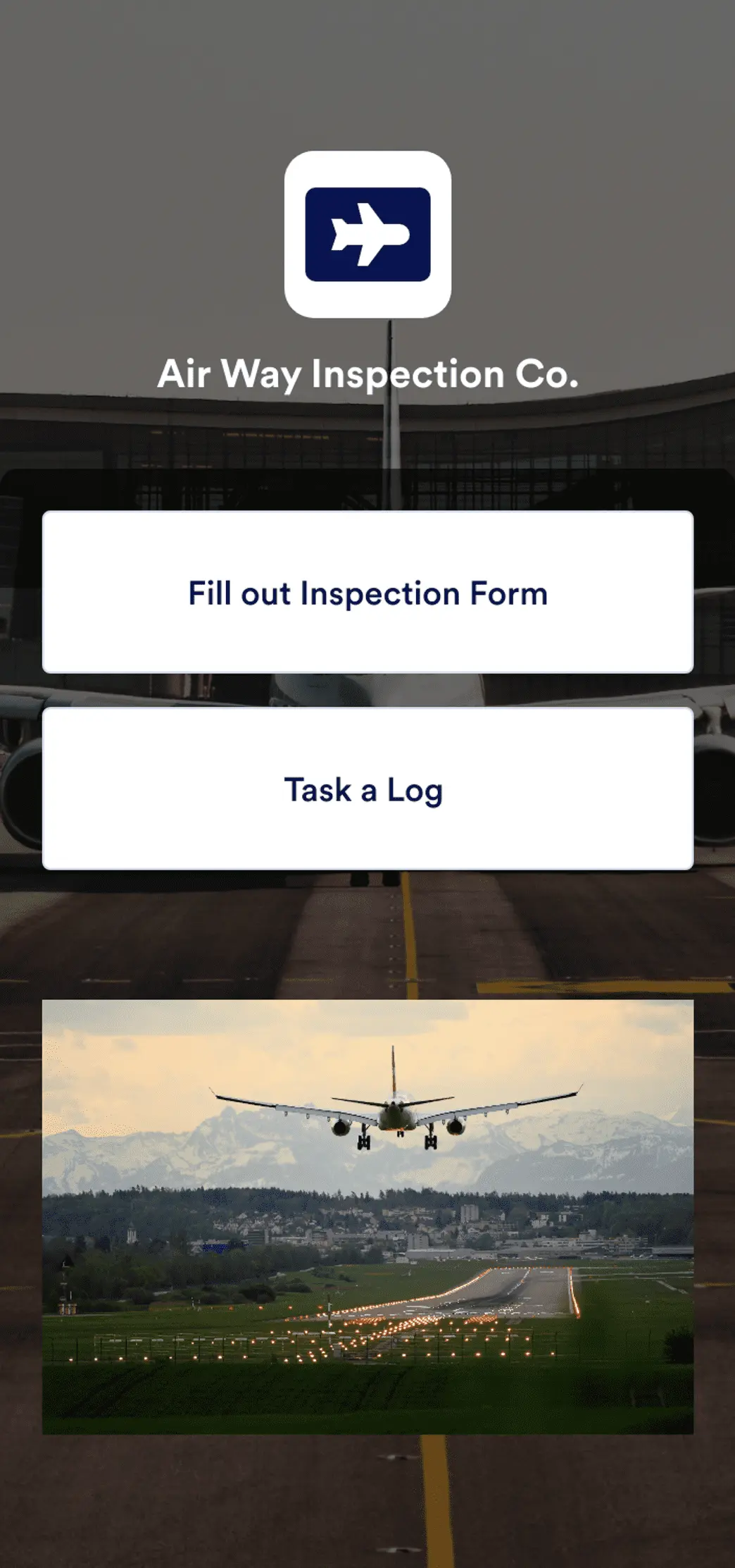 Airport Runway Surface Inspection App
