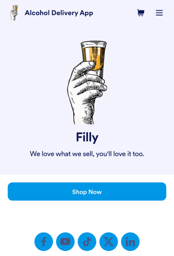 Alcohol Delivery App Template