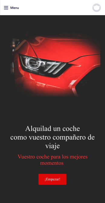 Alquiler de Coches App Template