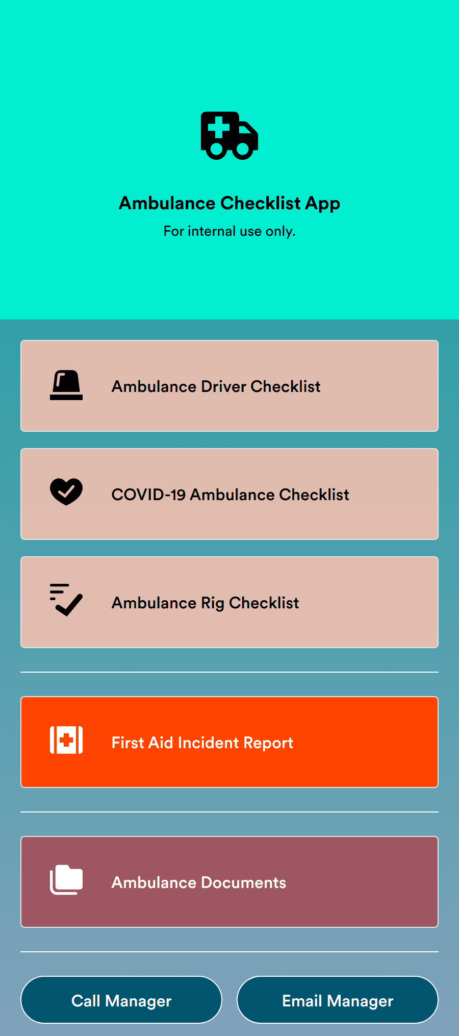 Ambulance Checklist App Template Jotform ambulance-checklist-app-template-jotform